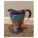 8 inch Art Pottery Pitcher