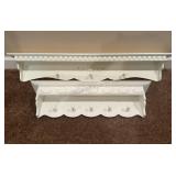 Pair of wall Shelf Coat Racks 24 & 36 inch