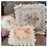 Group of Throw Pillows