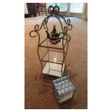 Mini Tea Pot & Tired Display Shelf