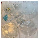 Glass Cake Platter, Bowls & More