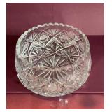 Heavy Cut Crystal Bowl