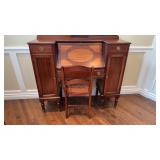 Inliad Wood Stationery Desk With chair