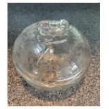 Heisey Crystal Orchid Etched Covered