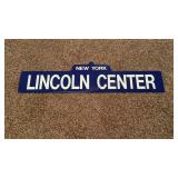 Repro 18ï¿½ Lincoln Center Sign