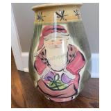 Ceramic Marco E Cristina Father Christmas Vase
