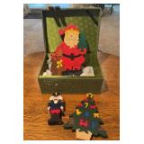 Nordstrom 2004 Box & Wood Christmas Puzzles