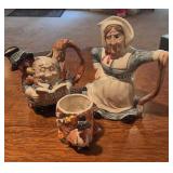 Fitz & Floyd Thanksgiving Cup & Pitchers