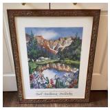 Framed Breckenridge Music Poster Summit Millenium