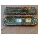 Aluminum Decretive Serving Plates