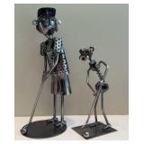 Golf Sculptures 6 & 9.5 inches tall
