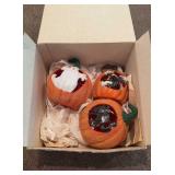 Light Up Ceramic Halloween Pumpkins
