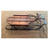Metal & Wood Sled 23.5 inches long