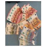415 Face Euro Bank Notes