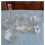 Group of Pressed Glass Table Wares