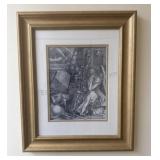 Framed Print Melencolia I 14.5x17.5