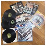 Collection of Beatles Records Poor Condition