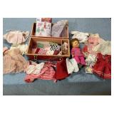 Vintage Doll With case & clothes