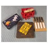 Taco Stand, Popsicle Molds & Steak Knives