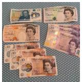 Group of English Pounds 110