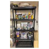 Basement Shelf W/ Contents