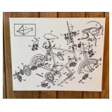 Canvas Explained Bike Print 16x20