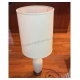 Vintage  ceramic Table Lamp 42 inches tall W/