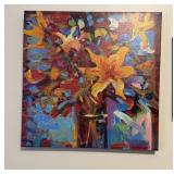 Signed & number print on canvas 20x20