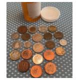 Bottle of World Coins