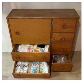 Cabinet & Fabric 14x37x34 inches tall
