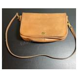 vintage Coach Tan Leather Purse
