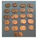 22 Face Clad Kennedy Half Dollars