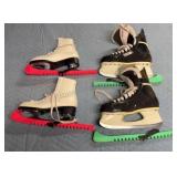 Womenï¿½s size 6 ice skates & sz10 menï¿½s ice skates