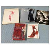 Vintage Chanel, Manolo, Dior & ferragamo books