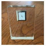 Waterford Crystal Desk Clock 6.5 inch tall