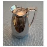 Vintage Chrome Thermos brand Coffee Pitcher