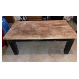 Heavy Butcher Block Project Table 30x52.5x21.5