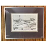 Signed Numbered Lithograph Dogwood Harbor Matrons