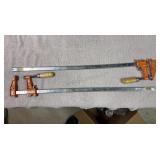 Pair of 26 inch Bar Clamps