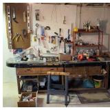 Contents of Basement work Bench