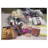 Group of Yarn & Knitting Books