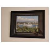 Framed Cruise Line Photography Art 16x20
