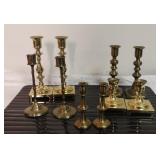 Brass/Assorted Candlestick Holders