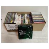 Assorted VHS, DVD, CDs