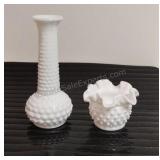 Fenton Hobnail/Assorted Milk Glass