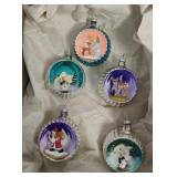 Vintage Diorama Christmas Ornaments