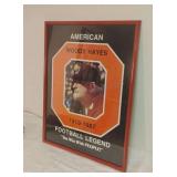 Framed OSU Coach Woody Hayes Art