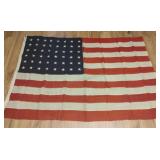 Vintage 48 Star USA Flag 46x68