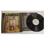 Styx The Grand Illusion Record w/Poster