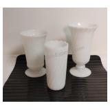 Milk Glass Vases